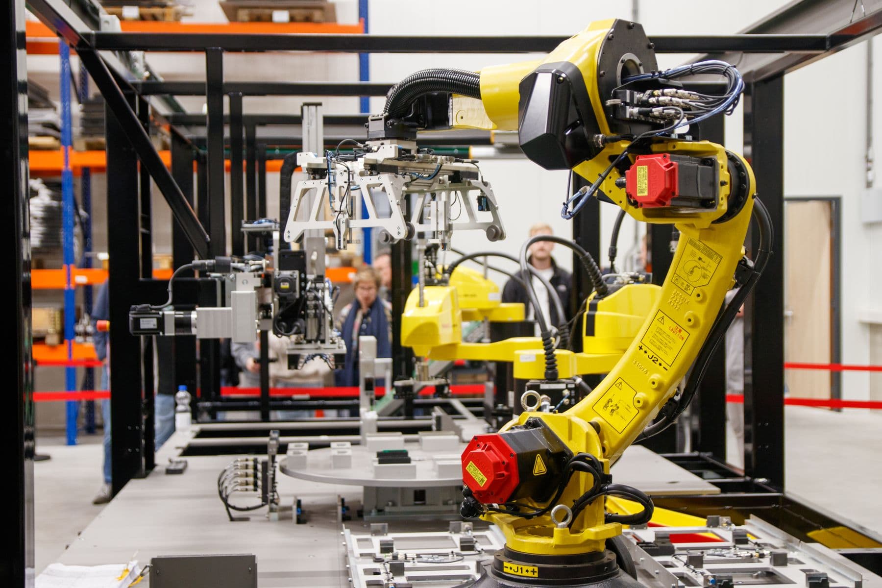 Six-axis industrial robot — stock photograph